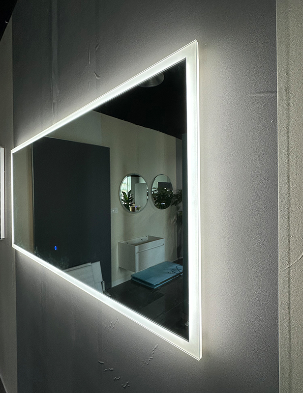 Mosmile Rectangle Wall Acrylic LED Bathroom Mirror